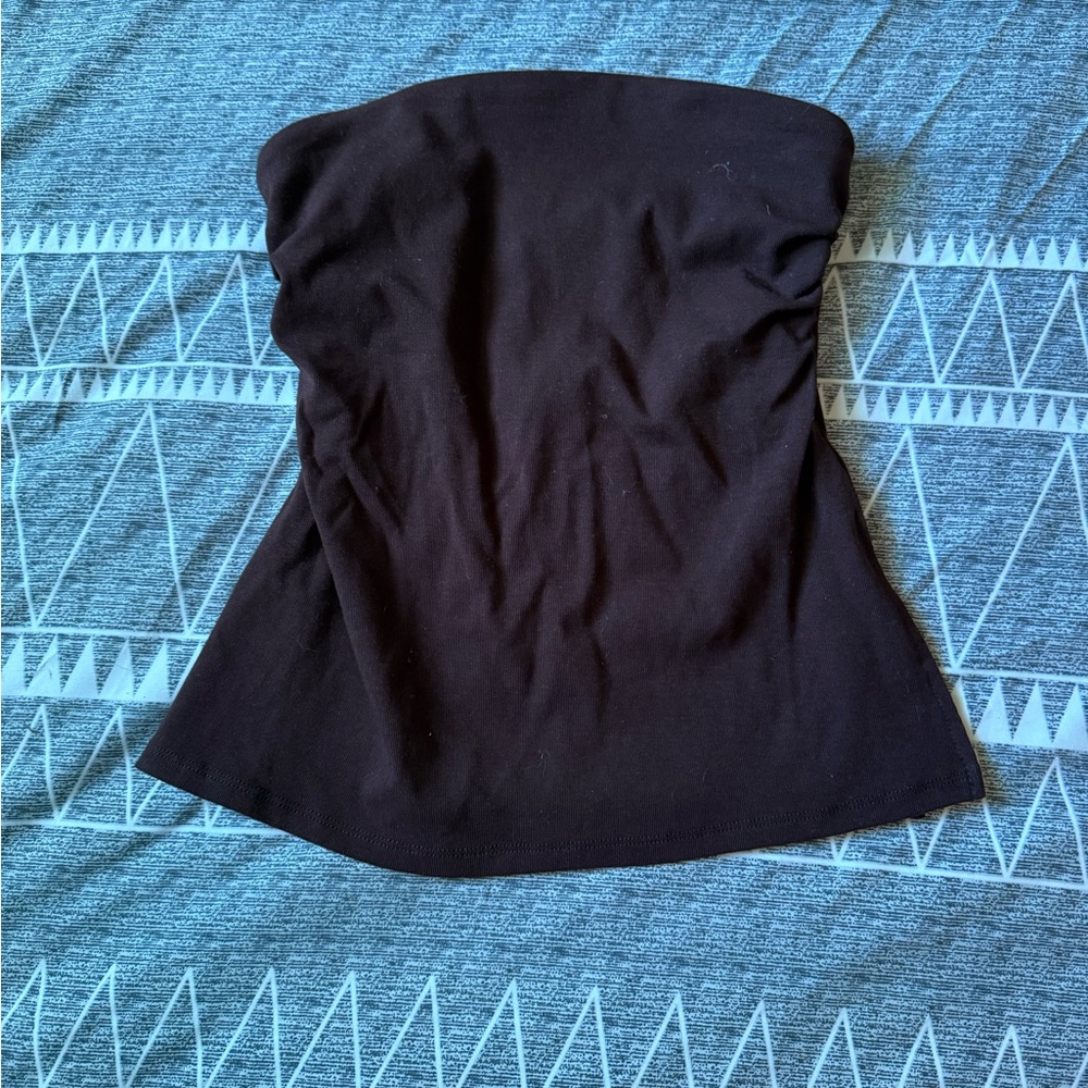 Wild Fable Brown Strapless Top